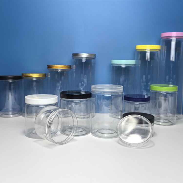 Прозора пластикова банка