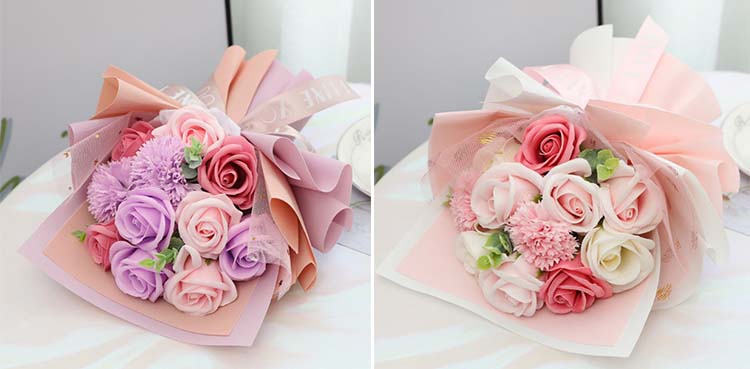 Soap flower bouquet Soap flower bouquet