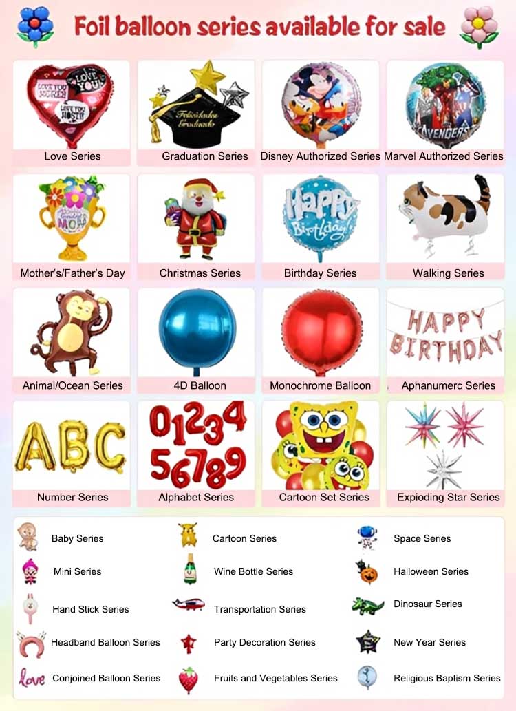 explosion Star foil balloons