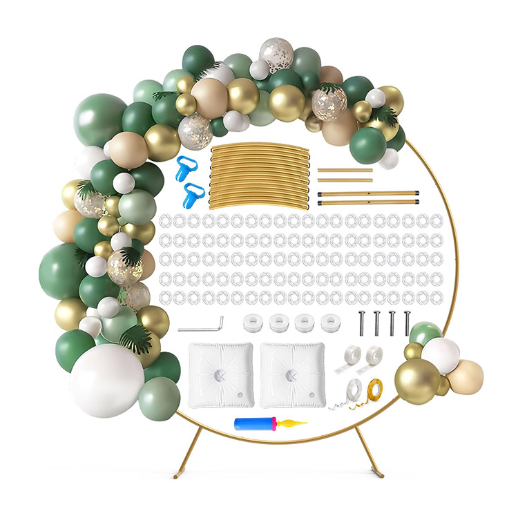 Металева кругла арка з повітряної кулі